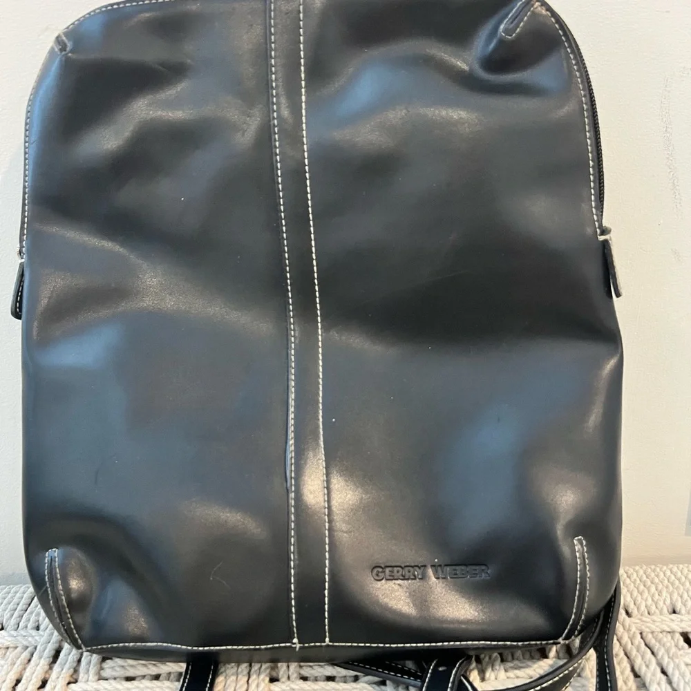 Gerry Weber Black Leather Backpack